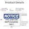 Signmission This Sink For Mop Cleaning Only, 24 in W x Rectangle, Plastic OS-2PACK-NS-P-1824-L-18662 - alternate 6